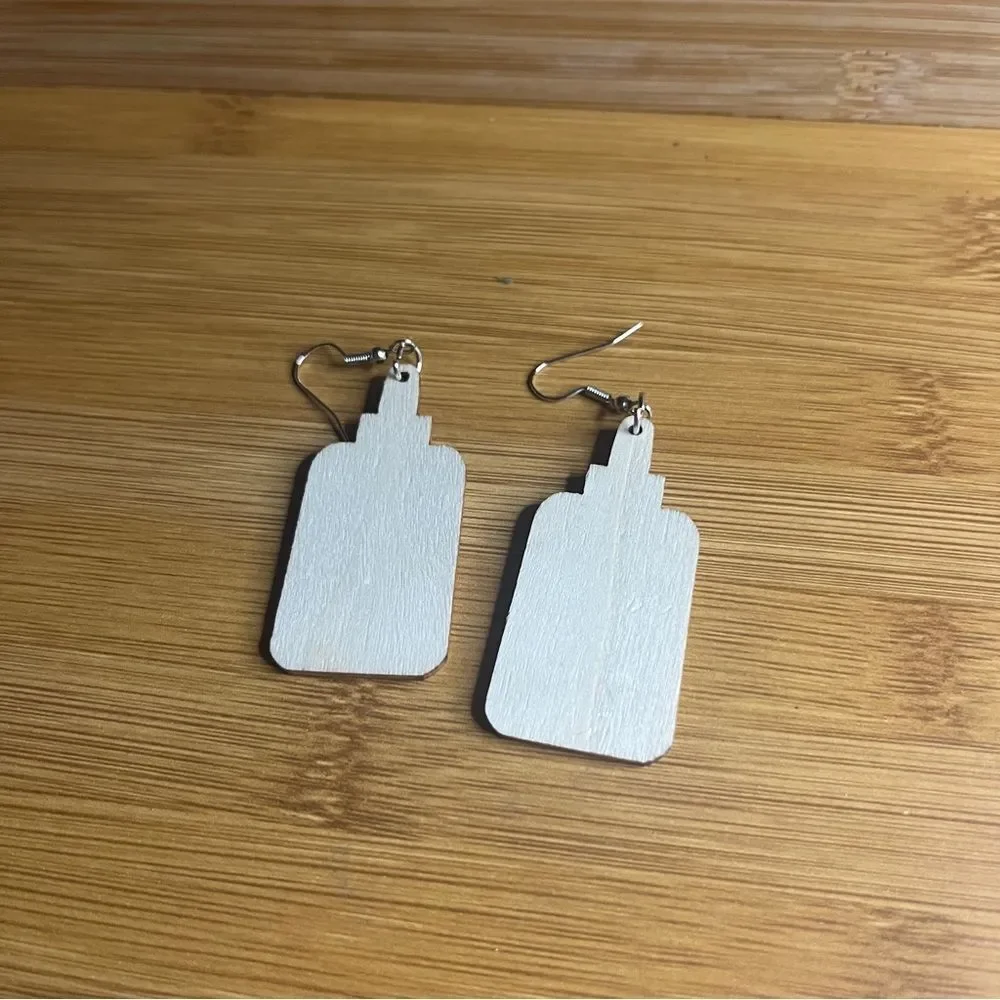 Cute Glue Bottle Earrings